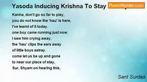 Sant Surdas - Yasoda Inducing Krishna To Stay Nearby