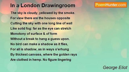 George Eliot - In a London Drawingroom