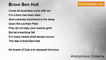 Anonymous Oceania - Brave Ben Hall