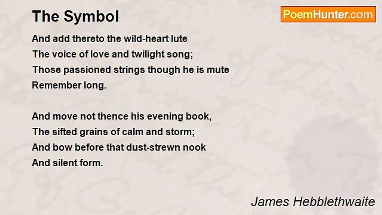 James Hebblethwaite - The Symbol