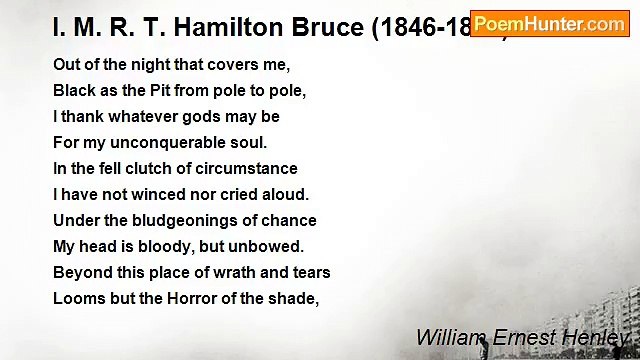 William Ernest Henley - I. M. R. T. Hamilton Bruce (1846-1899)