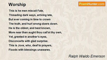 Ralph Waldo Emerson - Worship
