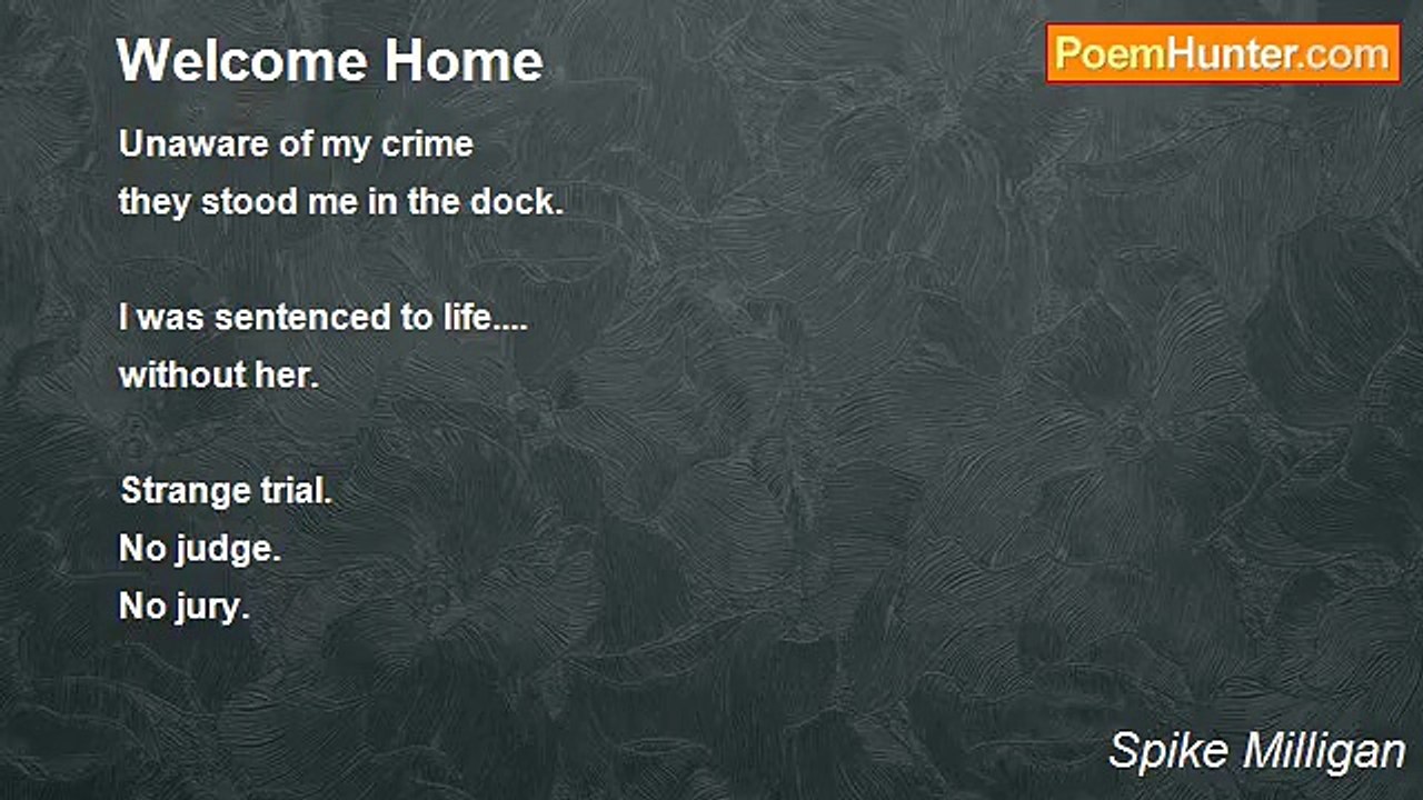Spike Milligan - Welcome Home