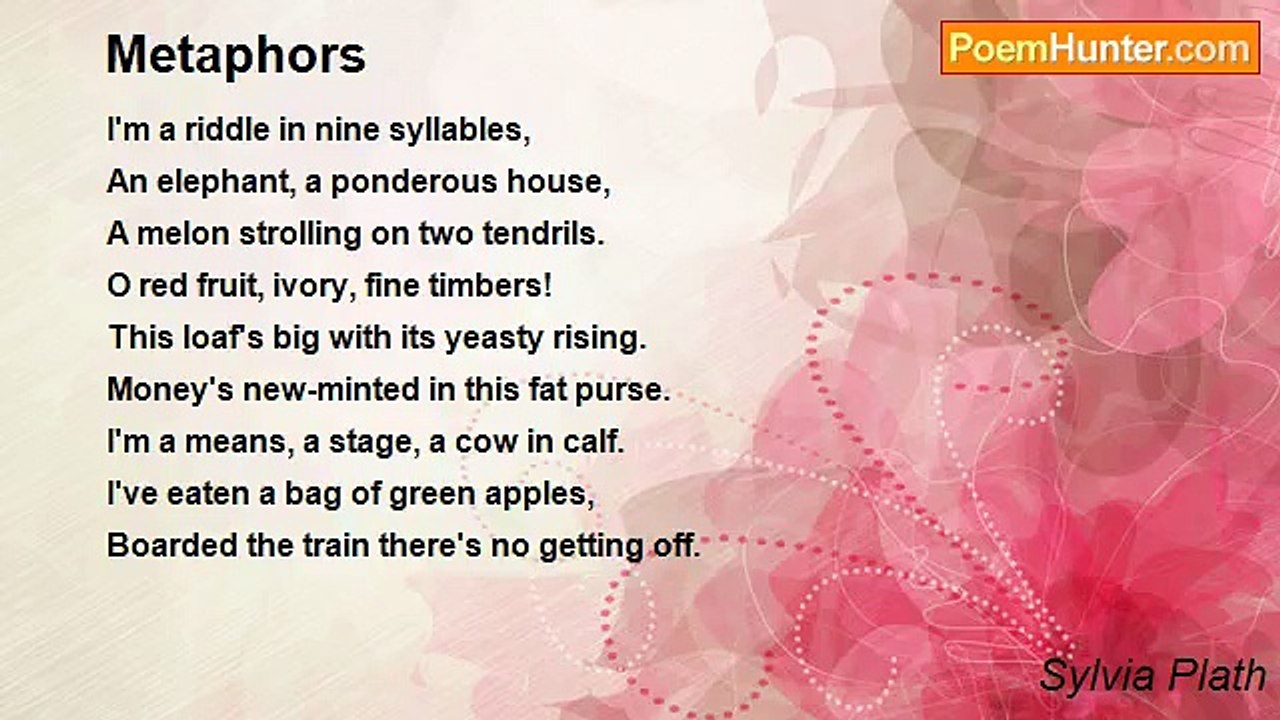 Sylvia Plath - Metaphors