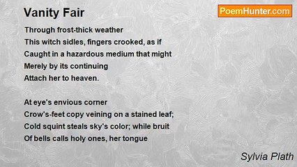 Sylvia Plath - Vanity Fair