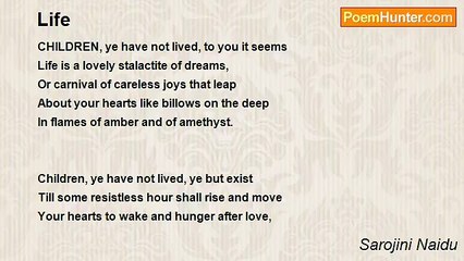 Sarojini Naidu - Life