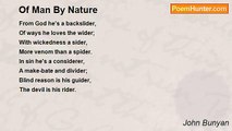 John Bunyan - Of Man By Nature