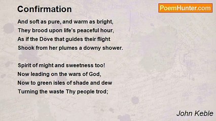 John Keble - Confirmation