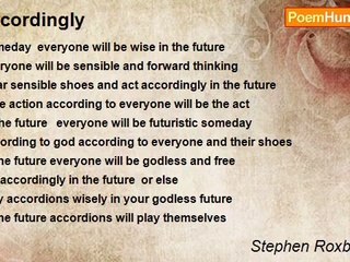 Stephen Roxborough - accordingly