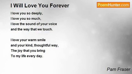 Pam Fraser - I Will Love You Forever