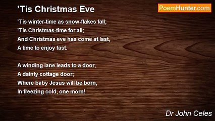 Dr John Celes - ’Tis Christmas Eve