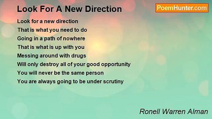 Ronell Warren Alman - Look For A New Direction
