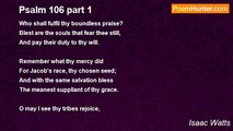 Isaac Watts - Psalm 106 part 1