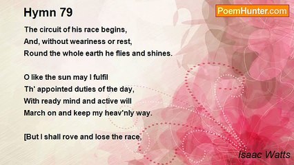 Isaac Watts - Hymn 79