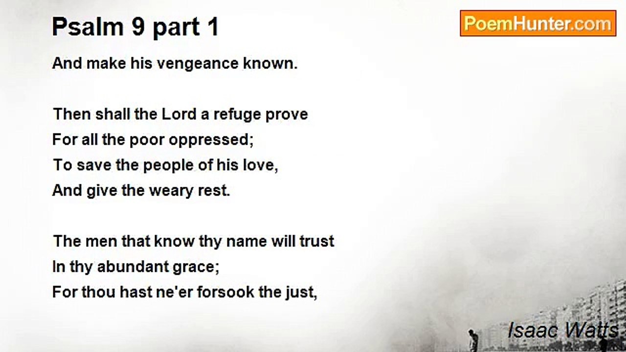 Isaac Watts - Psalm 9 part 1