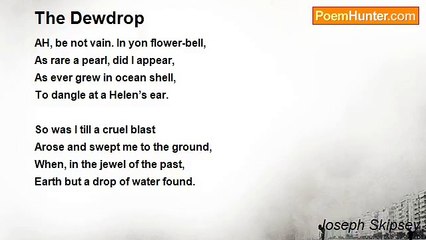 Joseph Skipsey - The Dewdrop