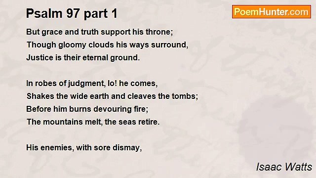 Isaac Watts - Psalm 97 part 1