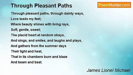 James Lionel Michael - Through Pleasant Paths
