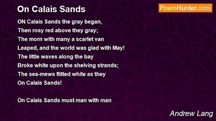 Andrew Lang - On Calais Sands