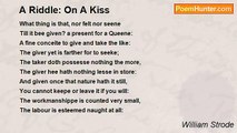 William Strode - A Riddle: On A Kiss