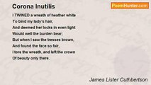 James Lister Cuthbertson - Corona Inutilis