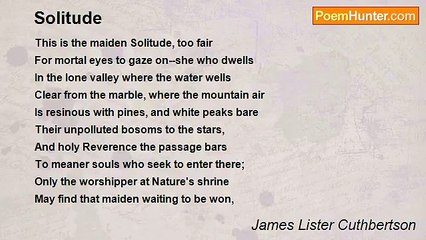 James Lister Cuthbertson - Solitude
