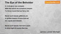 James Lionel Michael - The Eye of the Beholder