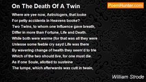 William Strode - On The Death Of A Twin