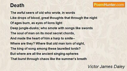 Victor James Daley - Death