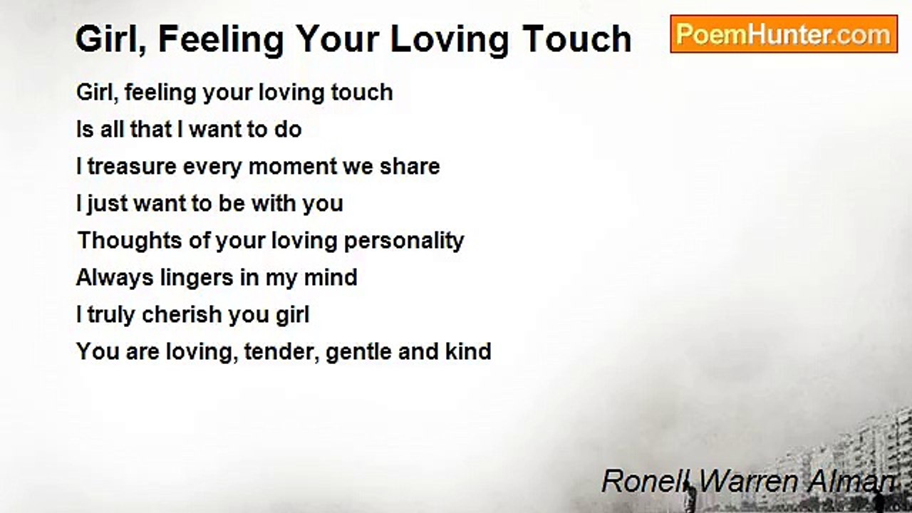 Ronell Warren Alman - Girl, Feeling Your Loving Touch