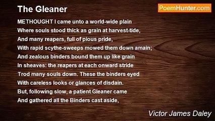 Victor James Daley - The Gleaner