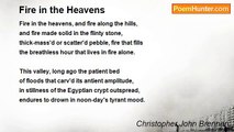 Christopher John Brennan - Fire in the Heavens