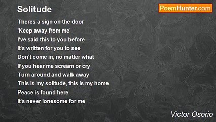 Victor Osorio - Solitude
