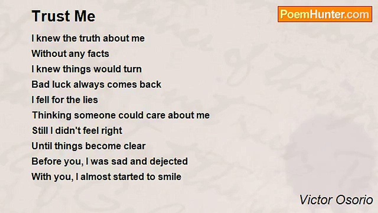 Victor Osorio - Trust Me