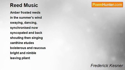 Frederick Kesner - Reed Music