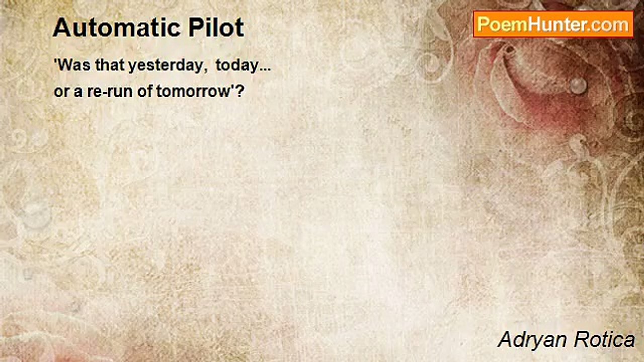 Adryan Rotica - Automatic Pilot