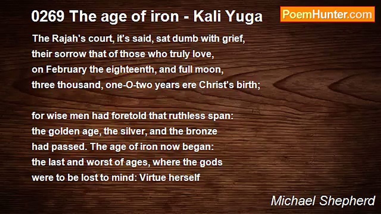 Michael Shepherd - 0269 The age of iron - Kali Yuga
