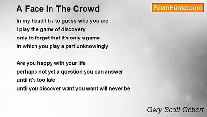 Gary Scott Gebert - A Face In The Crowd