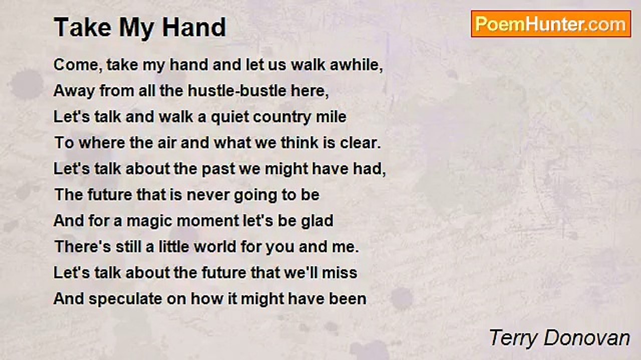 Terry Donovan - Take My Hand