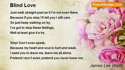 James Lee Watts - Blind Love