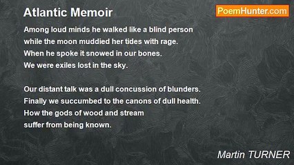 Martin TURNER - Atlantic Memoir