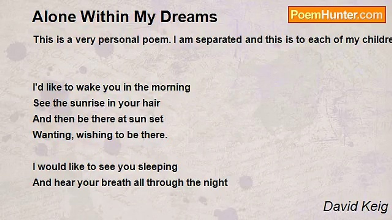 David Keig - Alone Within My Dreams