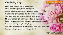 Ravi Sathasivam - Our baby boy....