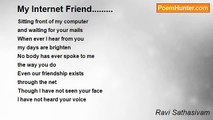 Ravi Sathasivam - My Internet Friend.........