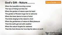 Ravi Sathasivam - God's Gift - Nature...........