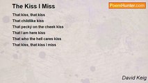 David Keig - The Kiss I Miss