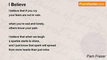 Pam Fraser - I Believe