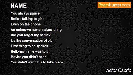 Victor Osorio - NAME