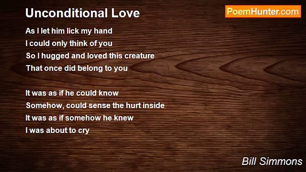 Bill Simmons - Unconditional Love