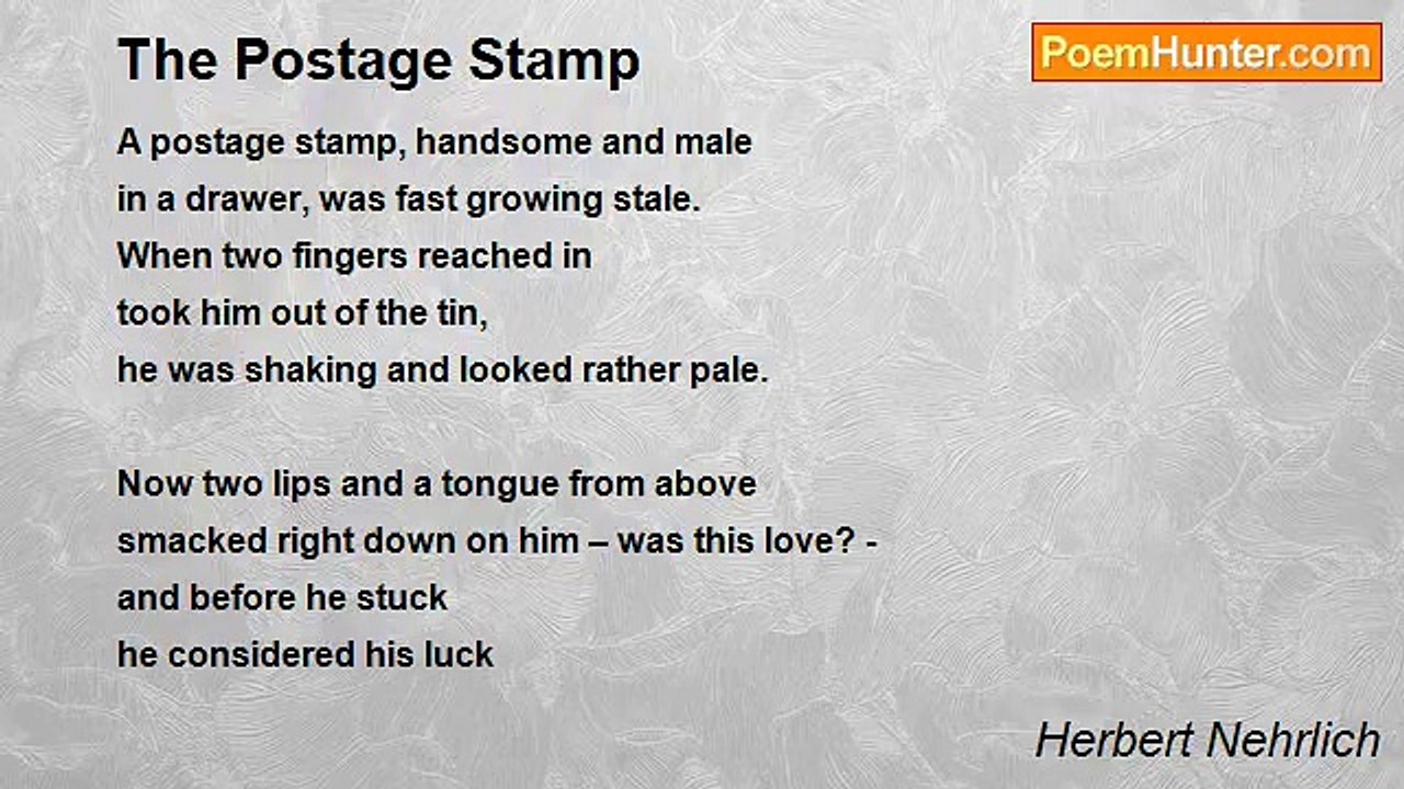 Herbert Nehrlich - The Postage Stamp